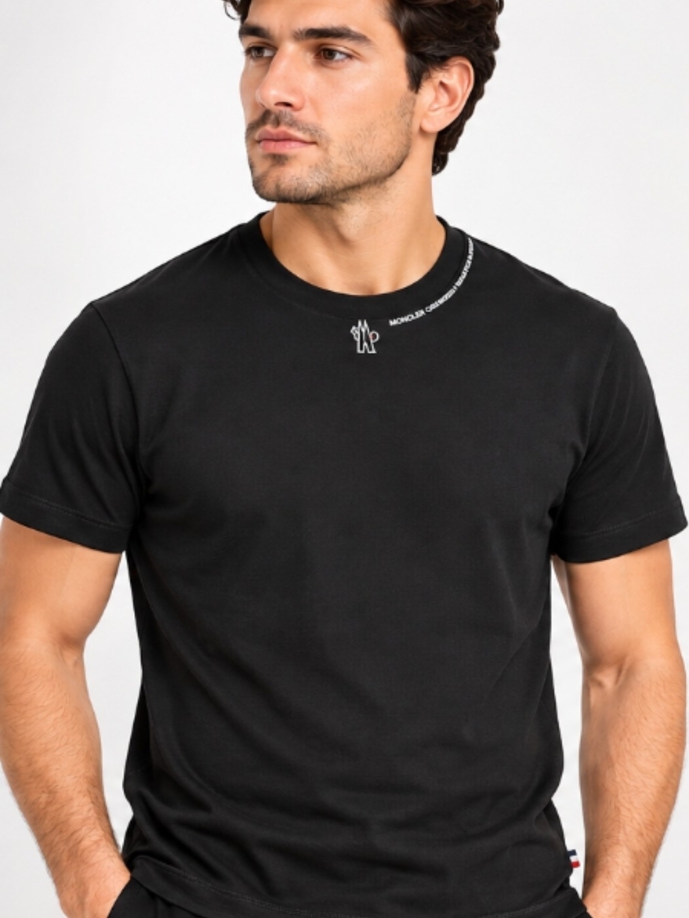 Moncler Grenoble T-Shirt Black Size S MENS